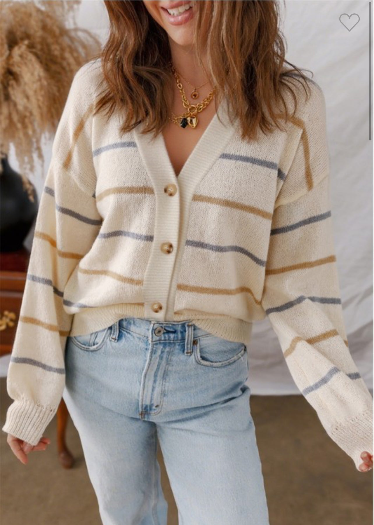 Striped Cardigan