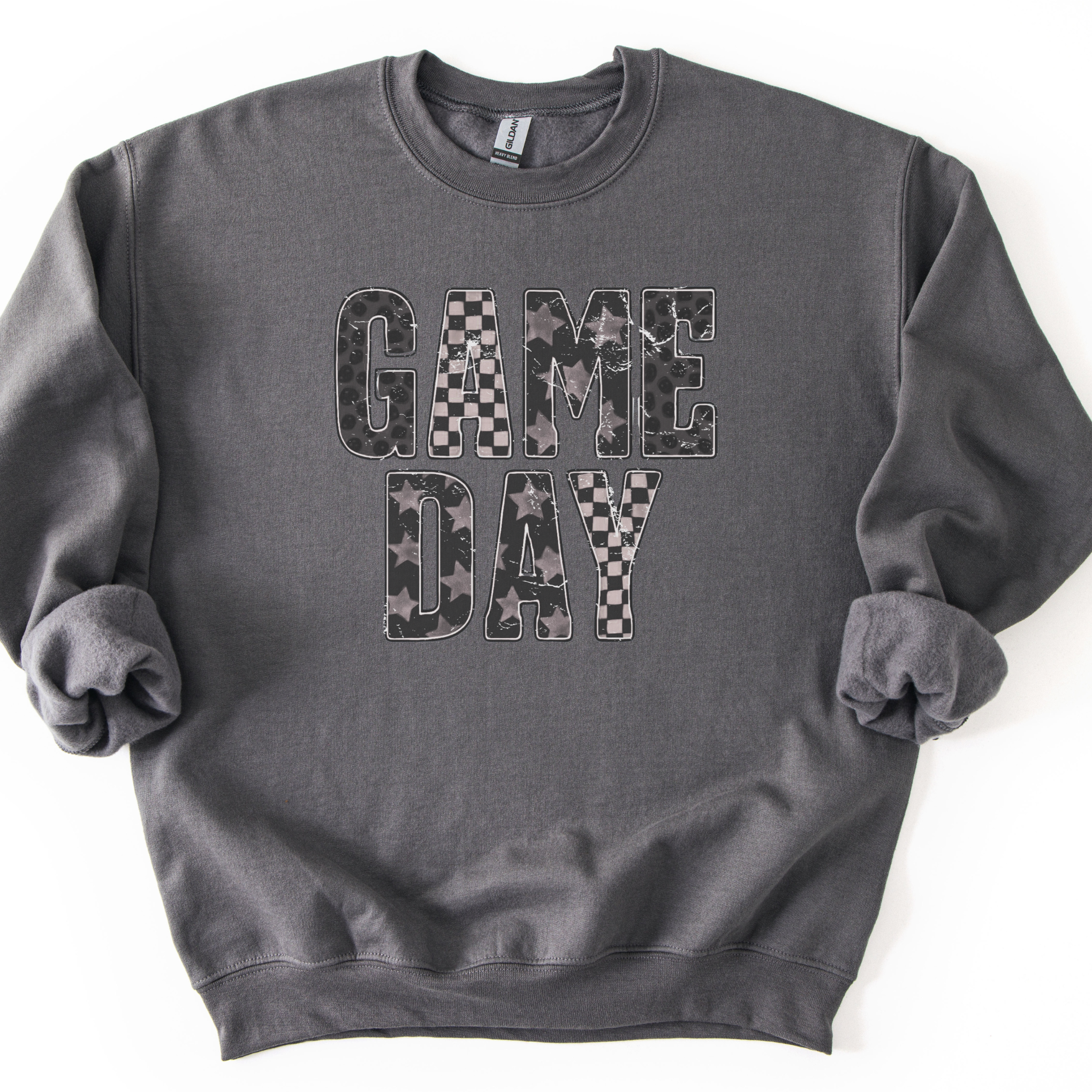 Game Day Grunge Graphic Sweatshirt
