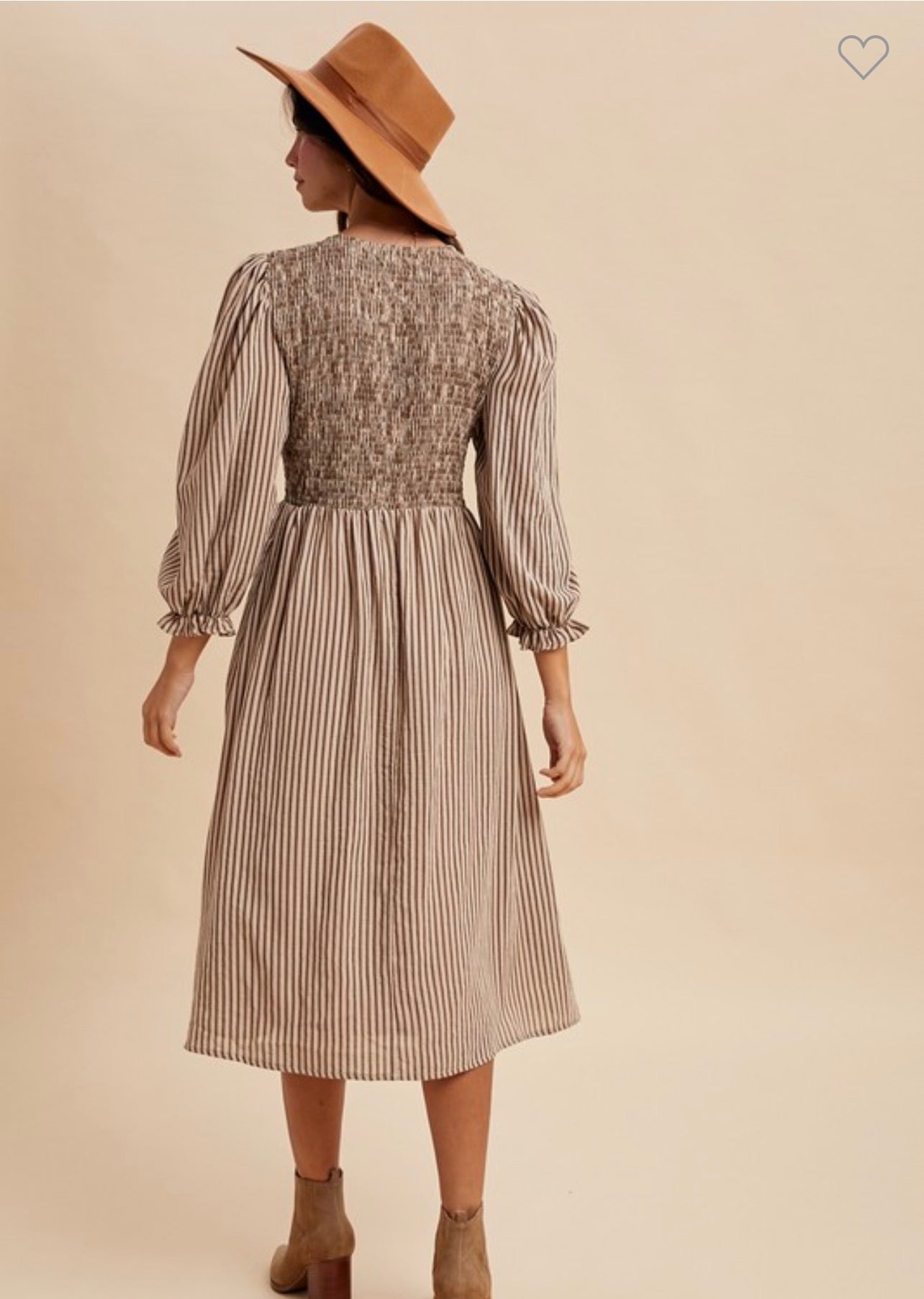 Midi bow tie dress with pockets