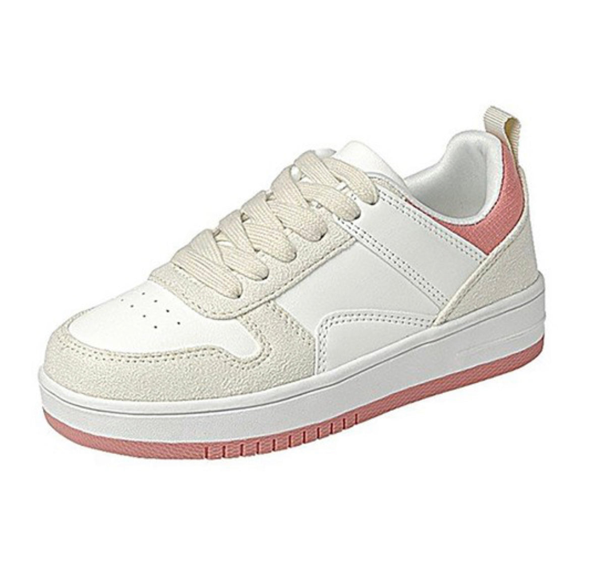 Beige Coral Low Top Sneakers