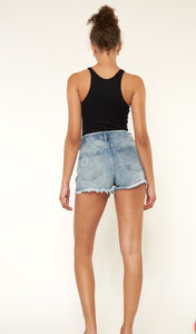 Happy Face Denim Kancan Shorts