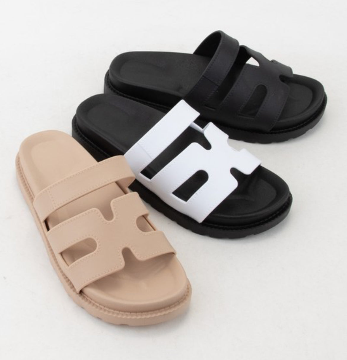 Tan Cutout Sandal