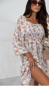 Floral Smocked Dress