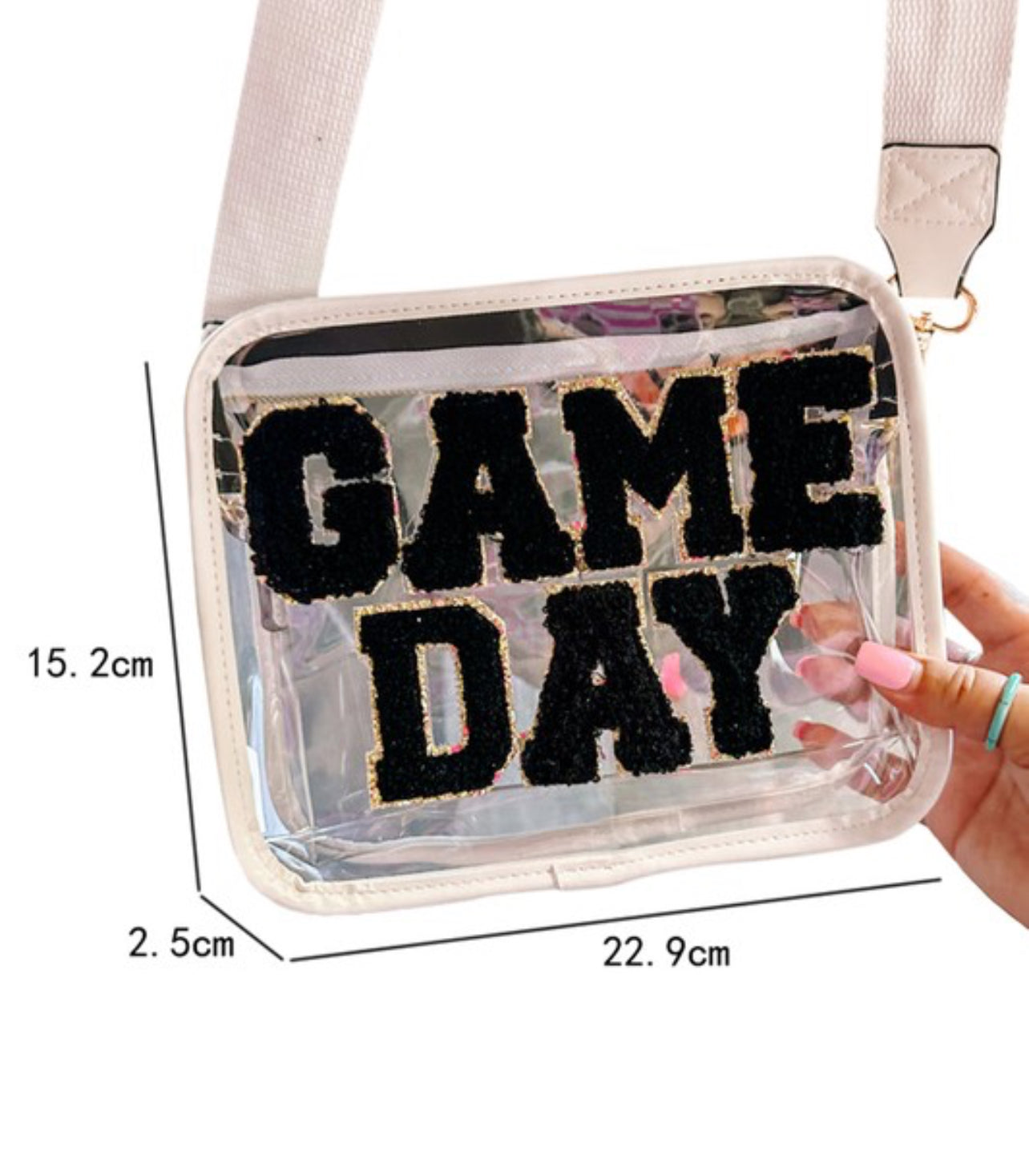 Clear Game Day Purse