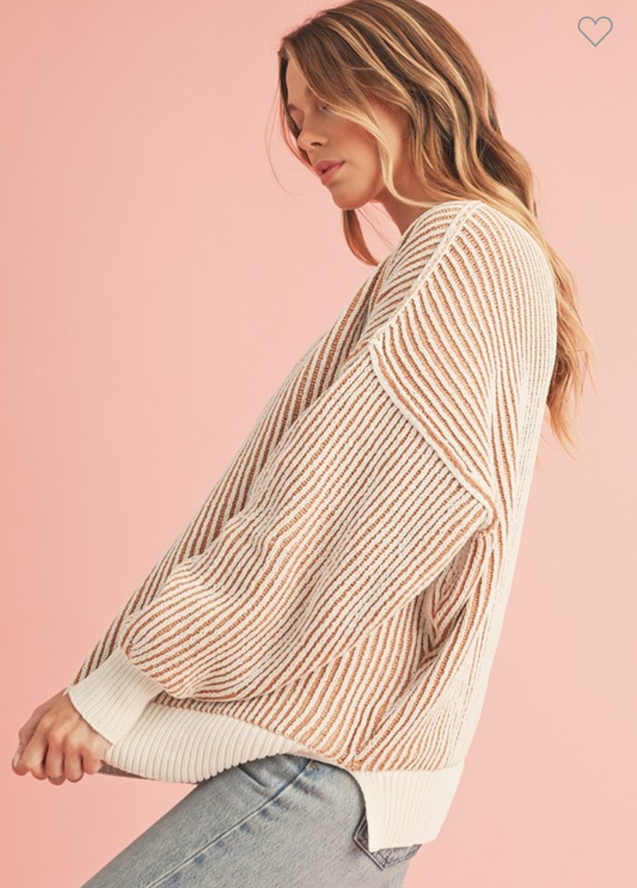 Striped Contrast Sweater