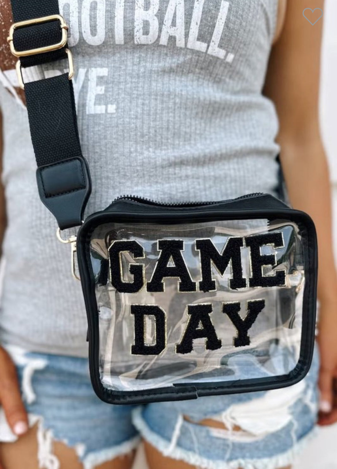 Clear Game Day Shoulder Bag