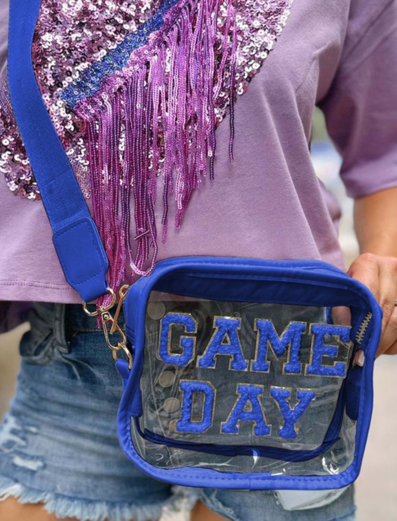 Clear Game Day Purse