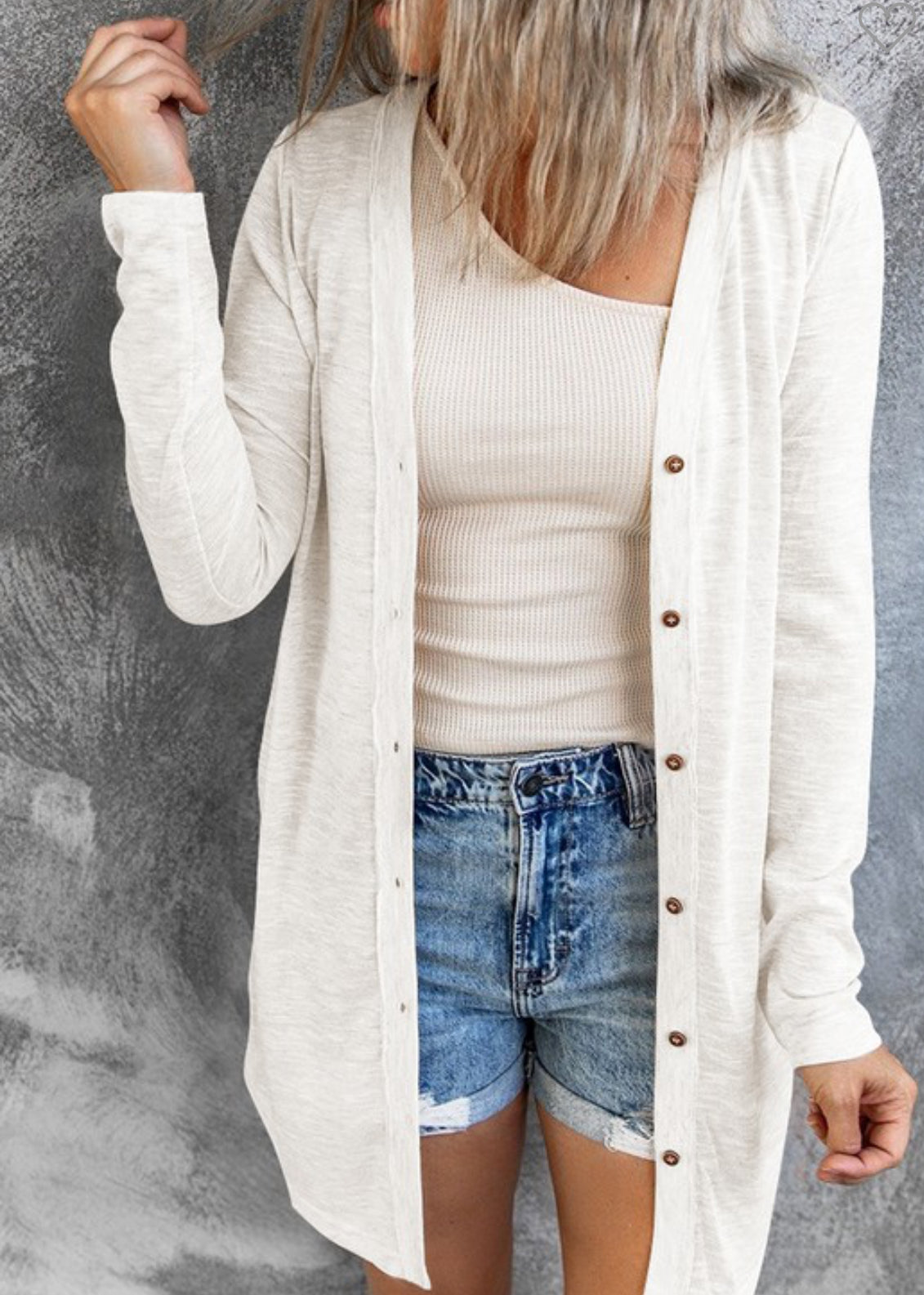 Front Button Cardigan