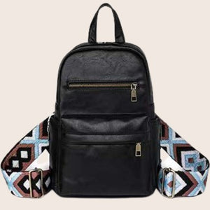 Convertible Vegan Leather Backpack Sling bag