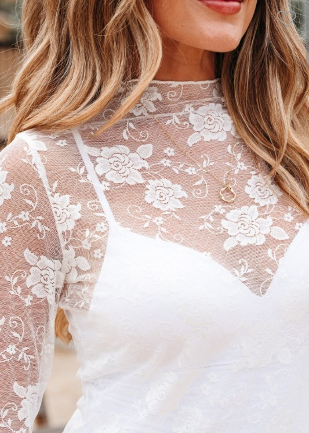 White Lace Top