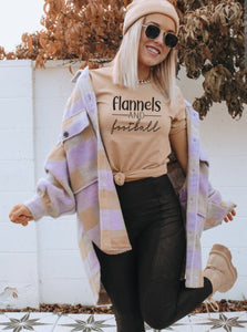 Flannels & Football Graphic Tee