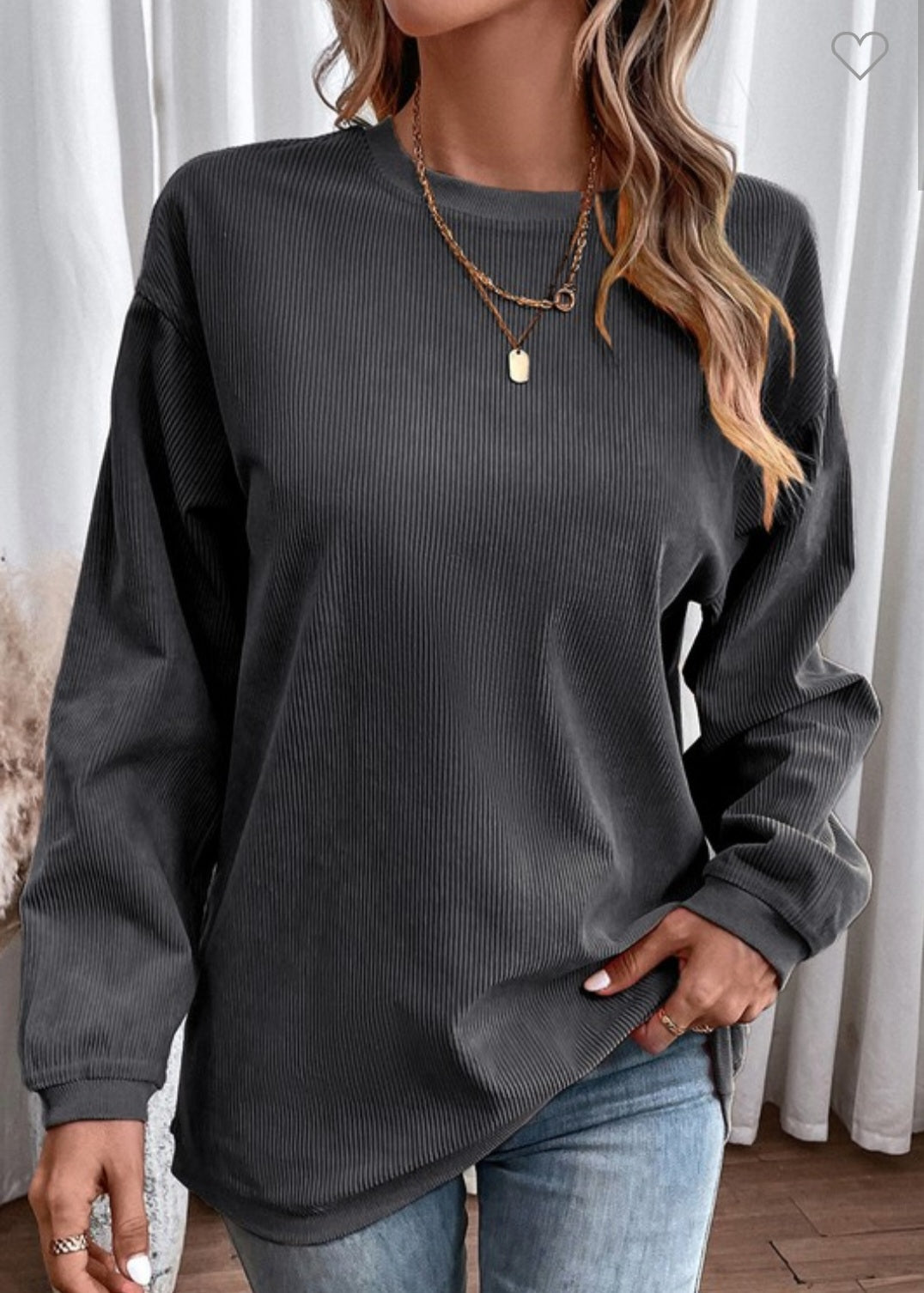 Ribbed Oversize Sweater