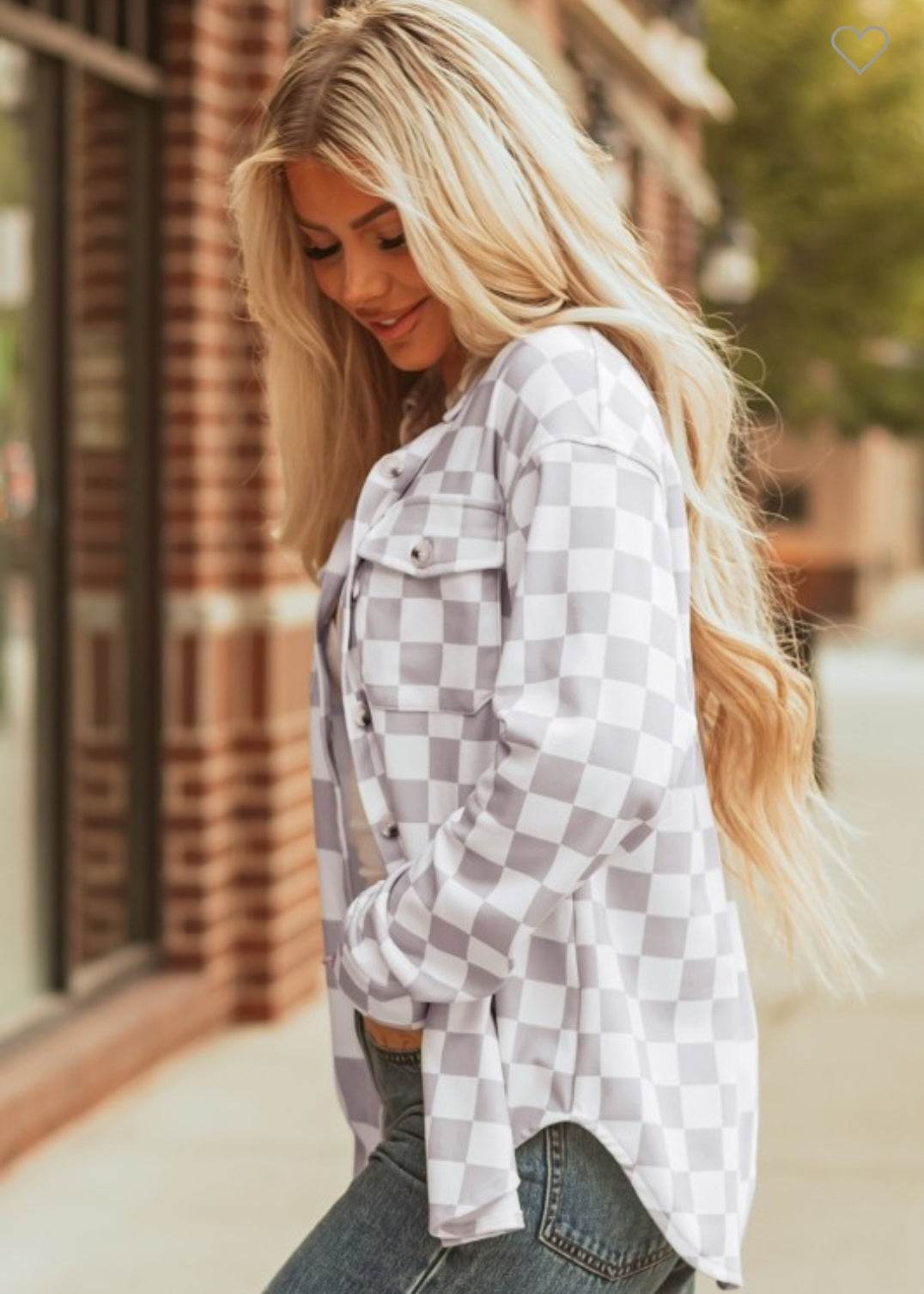 Checkered Shacket