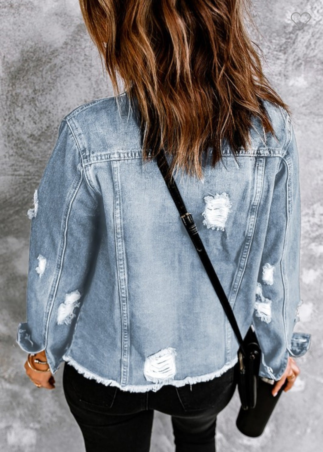 Distressed Denim Jacket