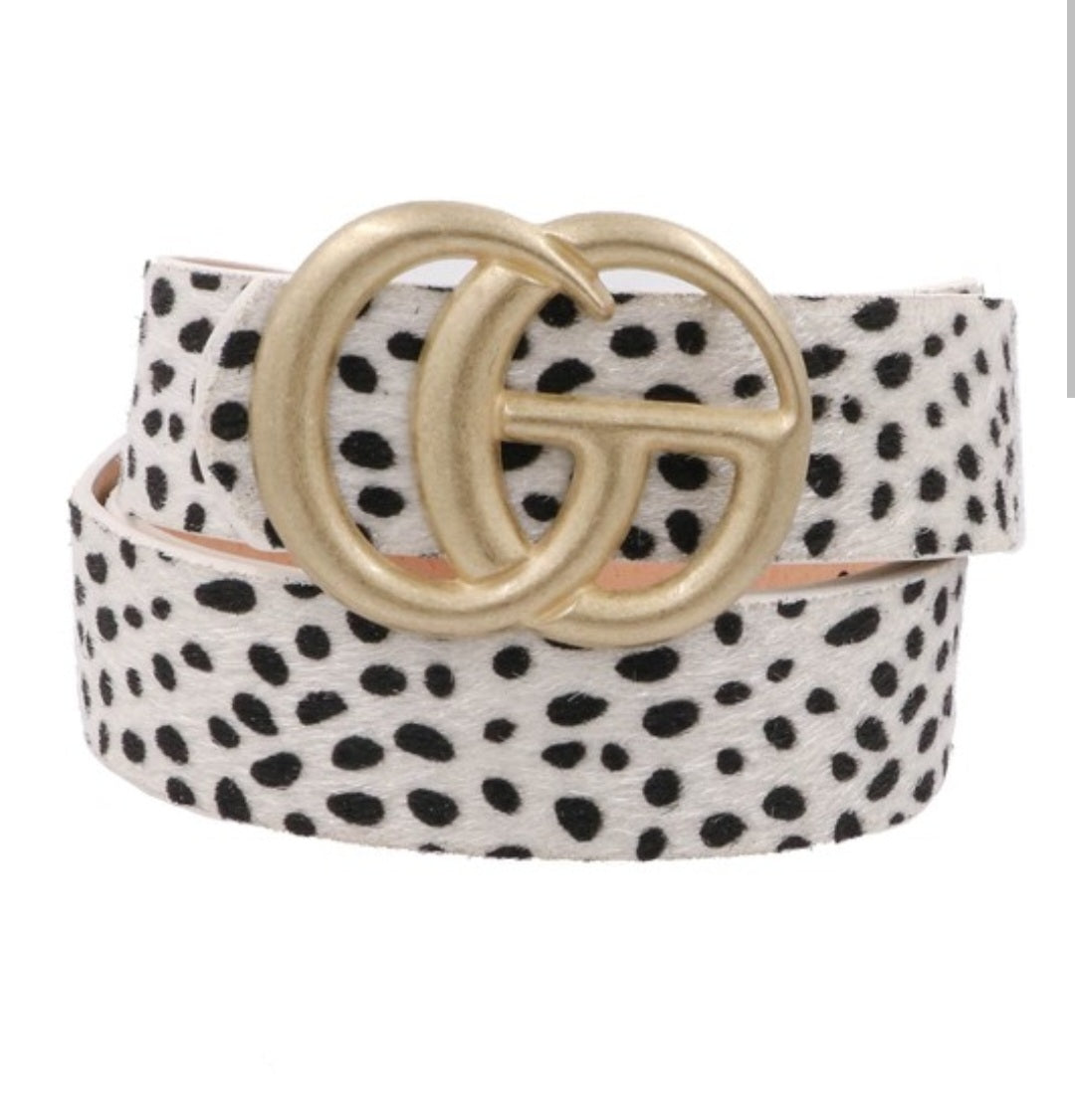 Cheetah Print Belts